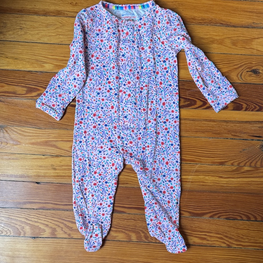 Magnetic Me Colorful Floral Kids Pajama Set